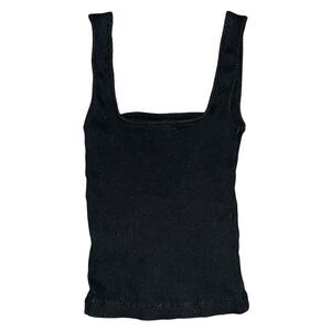 Urban Outfitters Black Ribbed Tank Small